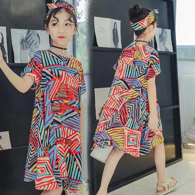 

Big Girls Clothing 2019 New Teenage Girls Princess Dress 10 To 12 14 Years European Girls Dress Kids Clothes Robe Fille Sukienki