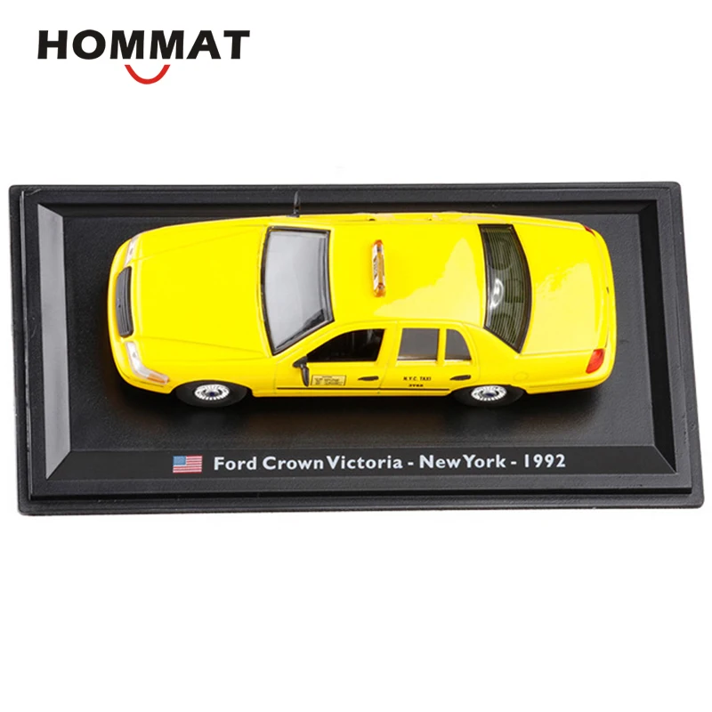 Модель такси HOMMAT 1:43 модель автомобиля из сплава металлического рождественский