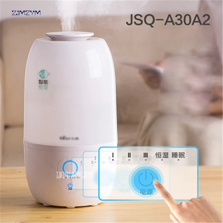 

3000ML Ultrasonic Humidifier Mini Low noise Aroma Essential Oil Diffuser Aromatherapy Mist Maker Home Office JSQ-A30A2 380ml/h