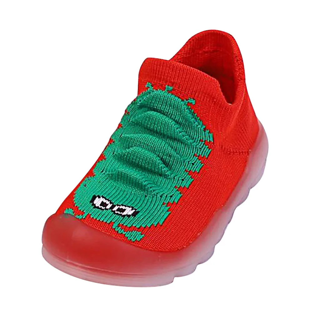 Лидер продаж; сезон лето; детская обувь для мальчиков, Сникеры с персонажами из мультфильмов для мальчиков и девочек симпатичная одежда для малышей преддошкольного возраста дети дошкольного возраста трикотажная дышащая обувь#4