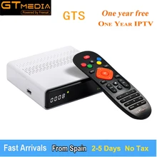 Cccam IP tv Freesat GTmedia GTS Android 6,0 Smart tv BOX Amlogic S905D Combo DVB-S2 спутниковый ресивер 2G/8GB BT4.0 телеприставка