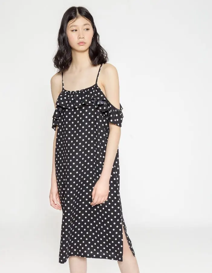 Шана Vestido Estampado топос Negro. 74744-800 SS18 | Женская одежда