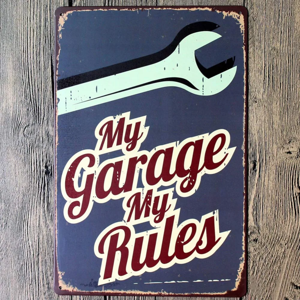 Inspirational Signs Idea Box By Gail My Repurposed Life Hometalk My Garage Rules Cool Home Decoration Wall Decor Art Stickers Decalsmetal Tin Signs Plate Painting New