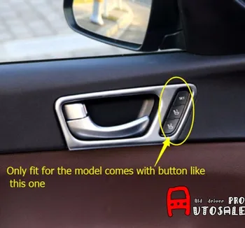 

Car styling For Kia Optima K5 2016 2017 ABS Plastic Interior Inside Door Bowl Cover Trim 4pcs Low-equipped & High-equipped