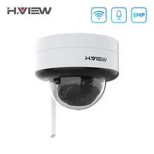 H. VIEW 5MP IP камера Wifi наружная камера видеонаблюдения 5MP IP камера Wifi наружная аудио 5 ГГц 2,4 ГГц камера видеонаблюдения s