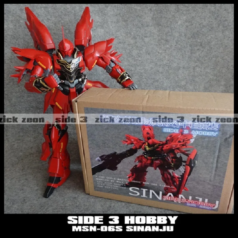 НОВЕЙШИЙ МЕТАЛЛИЧЕСКИЙ набор деталей для MG 1/100 MSN-06S Sinanju ver. Ka набор моделей