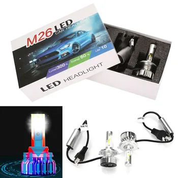 

Vehemo 2Pcs Led light M26 H4 LED Headlights 6000K IP67 Auto Headlamp Fog Lamp Bulb DC12V Universal Bulbs Super Bright 2019 New