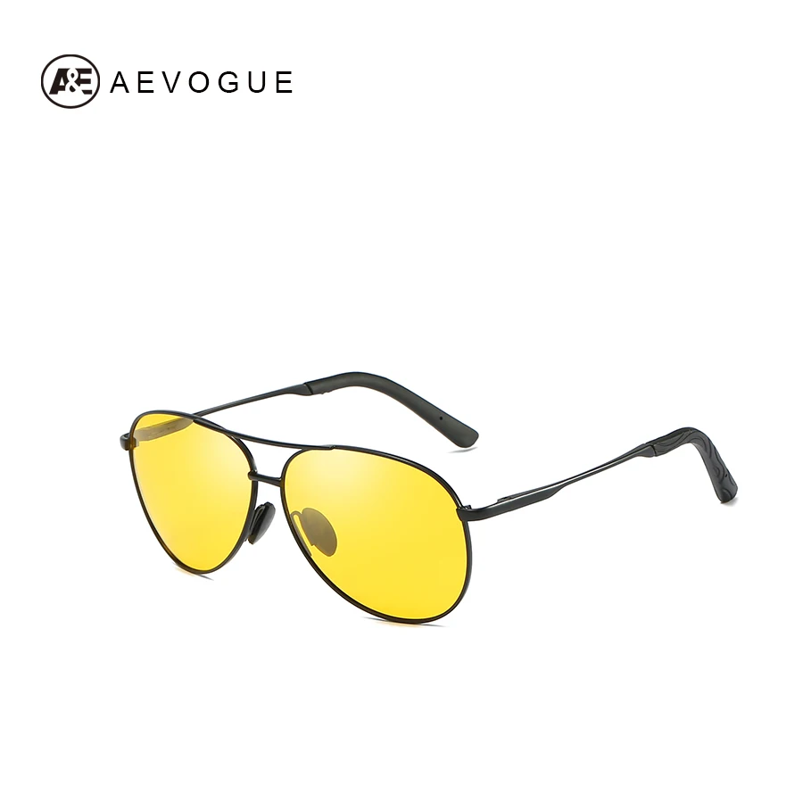 AEVOGUE поляризационные солнцезащитные очки ночного видения для мужчин/женщин пилот с антибликовым покрытием вождения градиентные линзы солнцезащитные очки унисекс UV400 AE0668 - Цвет линз: NO3