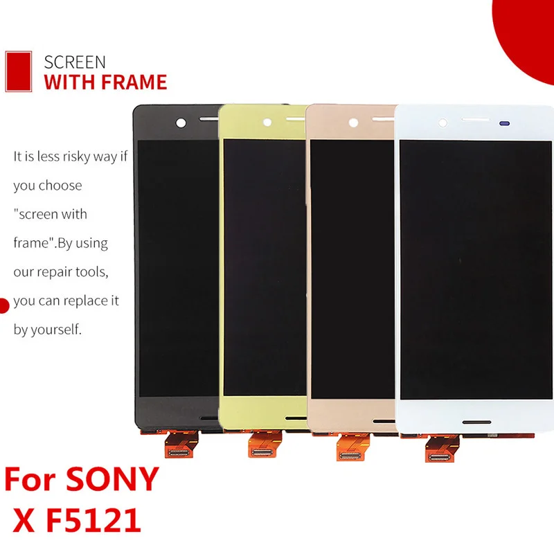 

5.0" For Sony Xperia X Performance F5121 F5122 F8131 F8132 LCD Display Touch Screen Digitizer Full Assembly Replacement Parts