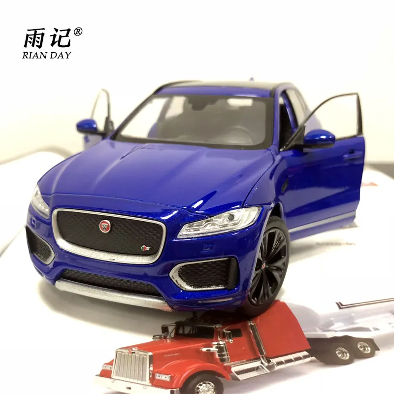 WELLY 1/24 масштаб Британия Ягуар F-Pace SUV литая модель металлическая модель автомобиля игрушка для подарка/детей/коллекции