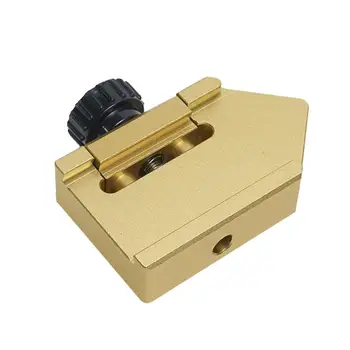 

Universal Steel Ruler Locator Aluminum Alloy Positioning Block Woodworking Scribe Steel Ruler Fixed Block Woodworking Tool
