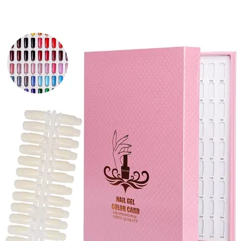 

Nail Container Nail Tip Colour Chart Display Book For UV/LED Gel Polish With Nail Tips