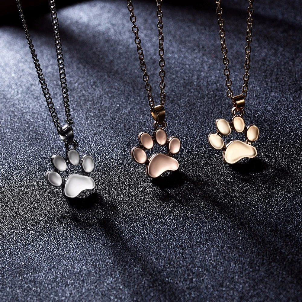 Hollow Pet Dog Necklace Pendant Animal Jewelry Women Girls Choker Chain Collar Hollow Pet Dog Necklace Pendant Animal Jewelry Women Girls Choker Chain Collar