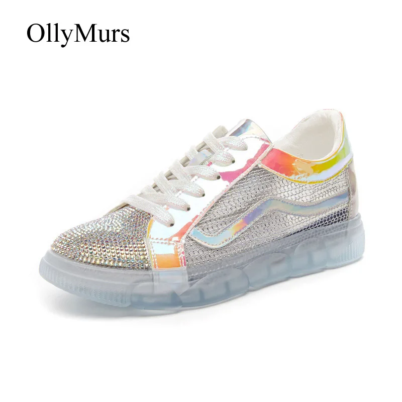 

Casual Shoes Women Fashion Brand White Sneakers zapatos de mujer Fashion 2019 Flats chaussures femme Mesh Ladies footware Color