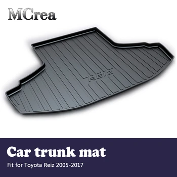 

MCrea Car Rear Trunk Mat Cargo Liner For Toyota Reiz 2017 2016-2005 X130 Vehicle Trunk Carpet Anti Kick Floor Mat Accessories