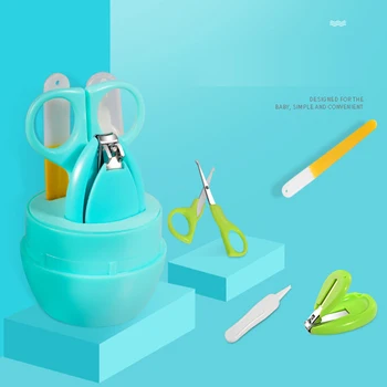 

Lovely Baby Nail Care Set Child Scissors Practical Baby Nail Clipper Trimmer Convenient Daily Baby Nail Shell Shear Manicure Kit