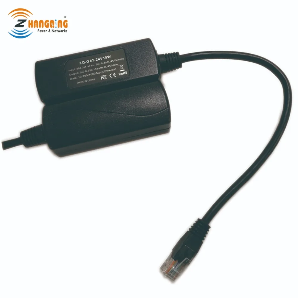 

24V15W PoE Converter 802.3af to 24v splitter with Passive PoE output for MikroTik And Ubiquiti,OpenMesh and Unifi