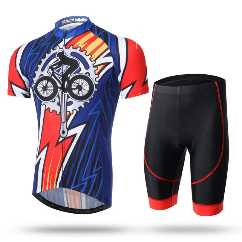 

Summer Cycling Jersey Men's Cycling Clothing MTB Cycling sets Short-Sleeved Suit Size S-3XL