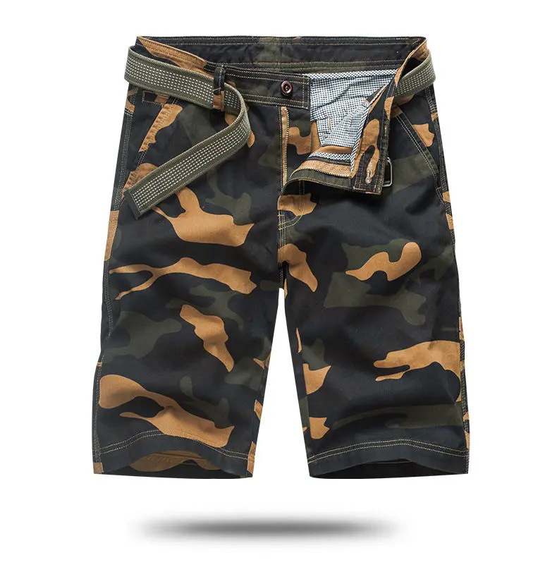 Cargo Shorts Men Cool Camouflage Summer Hot Sale Cotton Casual Men Short Pants Brand Clothing Comfortable Camo Men 2019 New MuLS 10