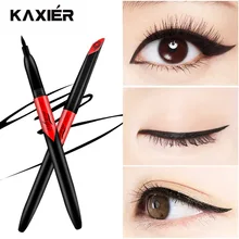 1 шт. черная Водостойкая Подводка для глаз жидкая подводка для глаз Карандаш Макияж Красота долговечная жидкость подводка для глаз женские косметические инструменты