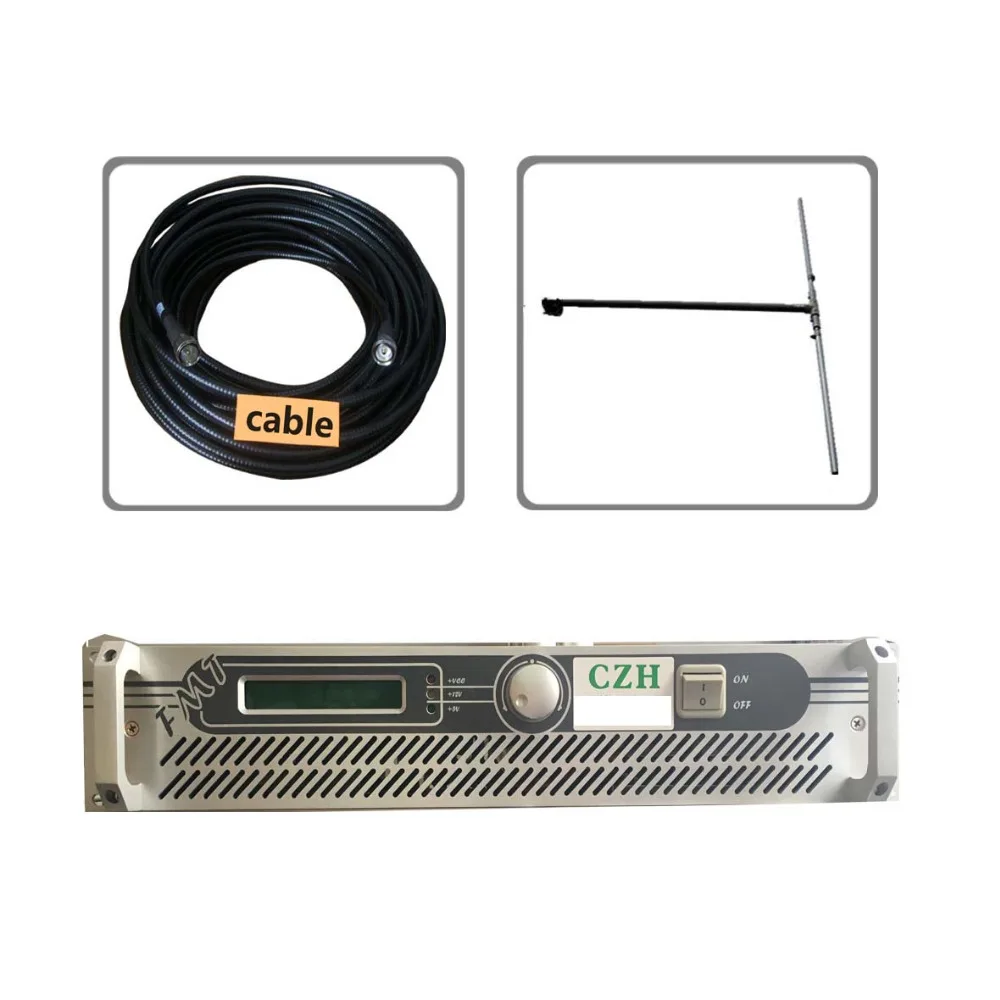 

FSN-80 50w 80W FM transmitter with DP100 dipole antenna and 20meters cable kit set