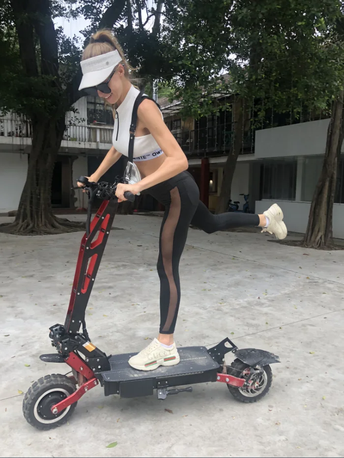 Sale 2019 hottest CHICWAY Spiderman off-road electric scooter,Dual drive 3200W,Independent suspension,hydraulic shock absorber,80km/h 7