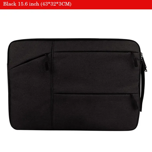 Soomile сумка для ноутбука 15,6 дюймов для женщин и мужчин Оксфорд рукав сумка для ноутбука сумка для компьютера чехол Портативный мужской портфель бренд - Color: black 15.6 inch