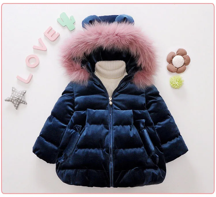 baby girls jackets winter 2017 little girls winter coats 2017 warm hooded children outerwear coat cute pink blue girls clothes 2 3 4 5 6 7 8 9 10 years little baby girls kids jackets winter winter long jacket girl (1)