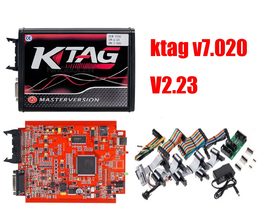 KESS V2 V5.017 V2.47 Мастер полный KTAG V7.020 V2.23 красный ЕС K-TAG 7,020 ЭБУ программный чип 5,017 2,47 Чип ECU Инструмент настройки - Цвет: kTAGv7.020FULL