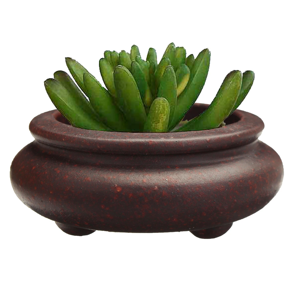 Керамический Круглый Китайский горшок бонсай Zisha 5,7x2,5 см горшки для влагозапасающего растения для дома Decr