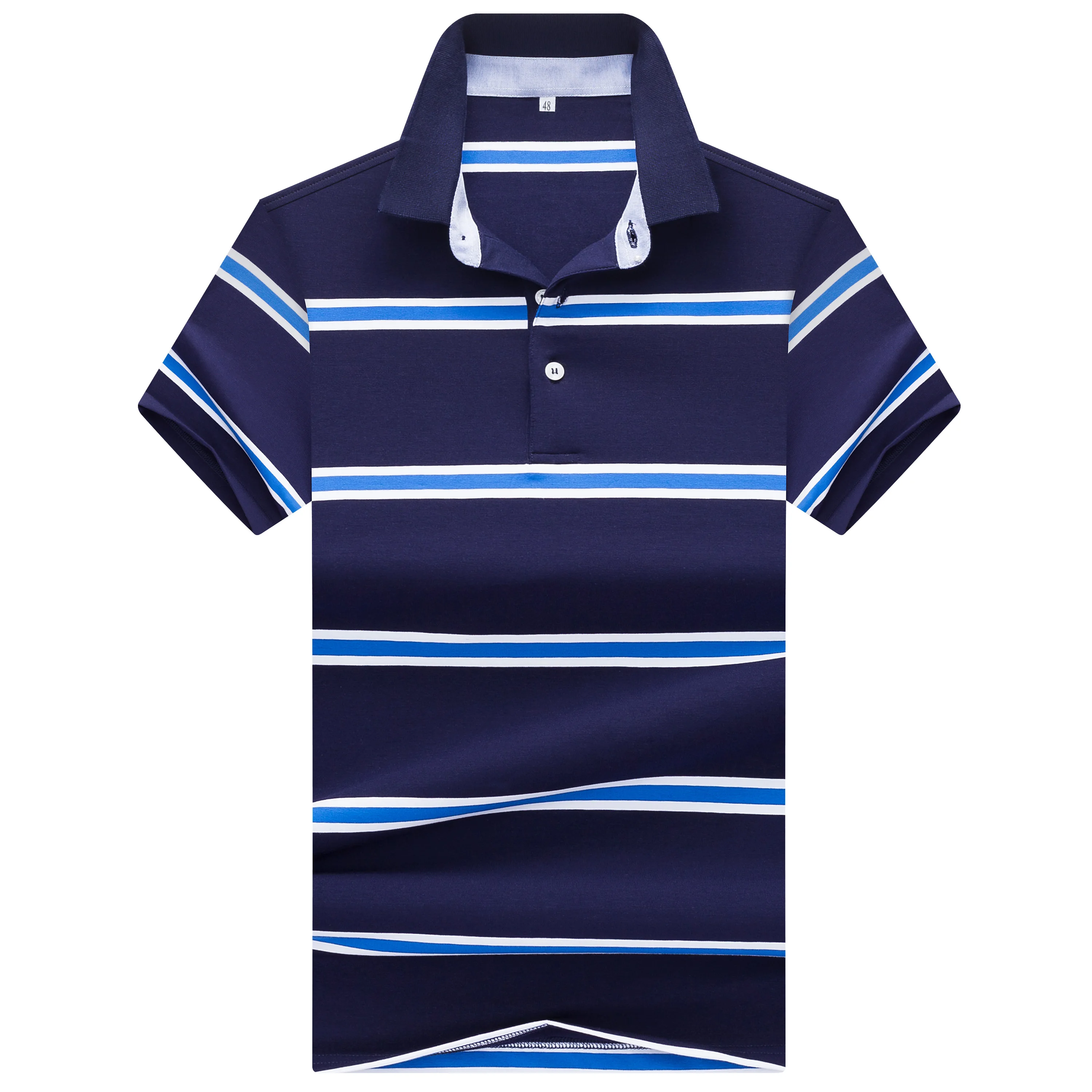 

2019 Summer style polo shirt men casual camisa polo wear brand Tace & Shark polo men cotton striped short sleeve polo shirt