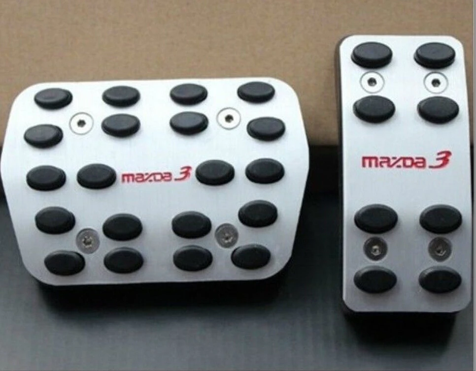 Aluminuml Gas Fuel Sports Brake Foot Rest pedals car pedal covers pads