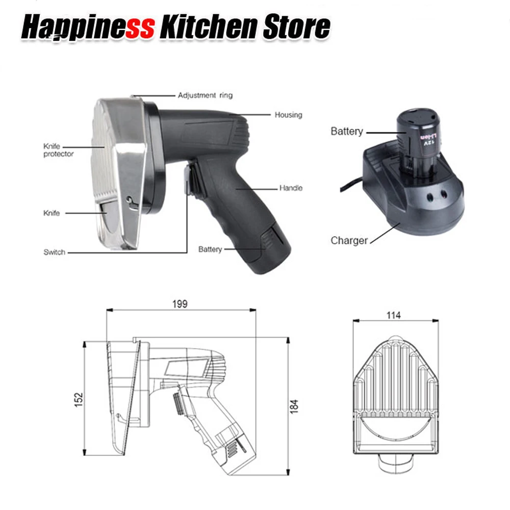 Кухня Ножи нож для шаурмы(два лезвия), электрические слайсер для кебаба, кебаб шаурма Гироскопы резак