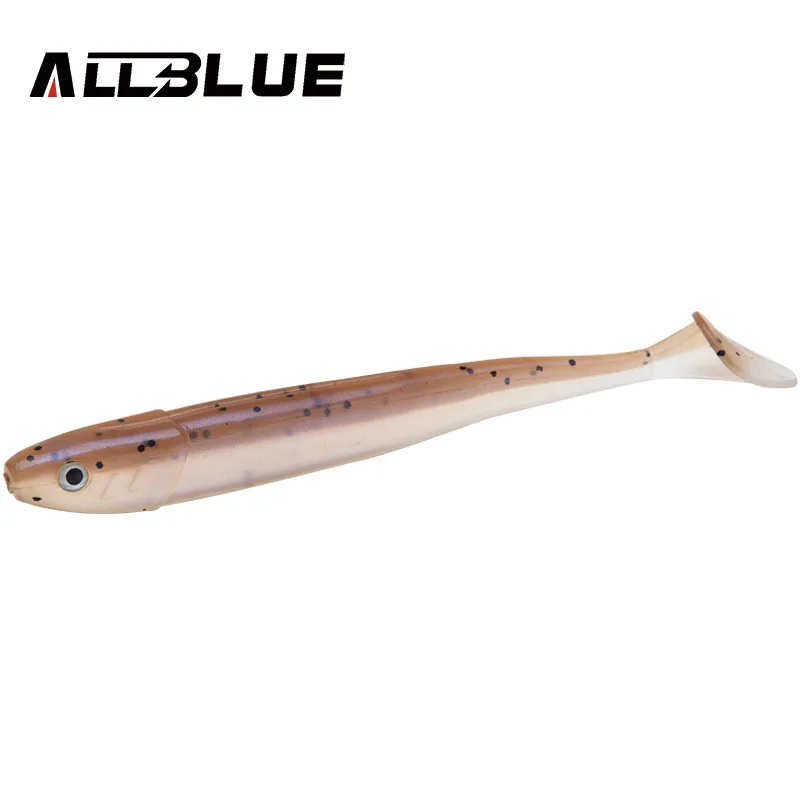  ALLBLUE Vivid Minnow Soft Lures Artificial Fishing Bait Jig Swim Shad Worm Fishing Tackle Fishing L