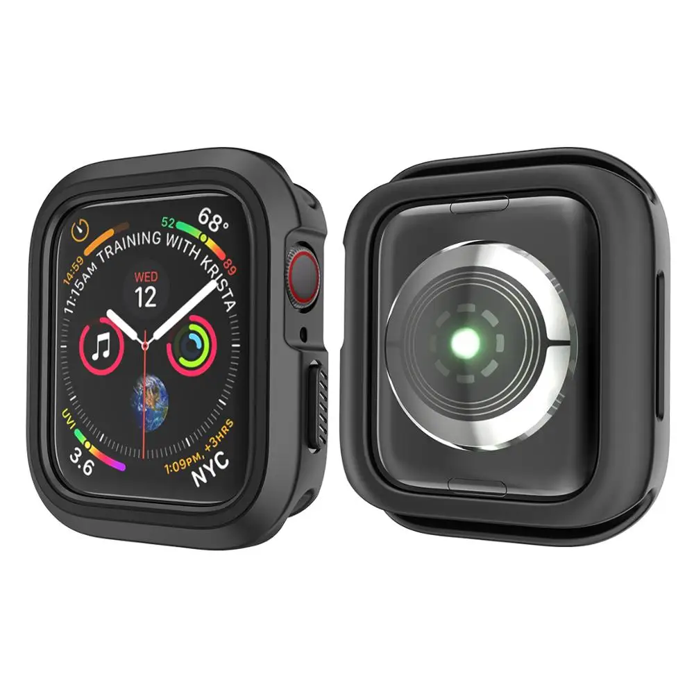 Чехол для Apple Watch, 38 мм, 42 мм, 40 мм, 44 мм, спортивный Чехол, серия 1, 2, 3, 4, бронежилет, свежий цвет, бампер, молодежная мода, хит, для мальчиков и девочек