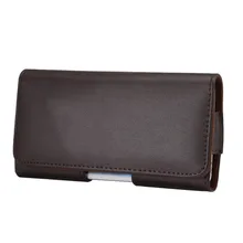 Роскошная натуральная кожа Для мужчин поясная сумка с зажимом ремня мобильный телефонный чехол-Кобура чехол для xiaomi 4c