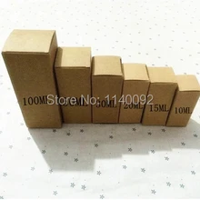 50 шт. много 50 мл эфирное масло косметики упаковочная коробка/ручной работы коробка подарочная упаковка/DIY крафт-бумаги коробки