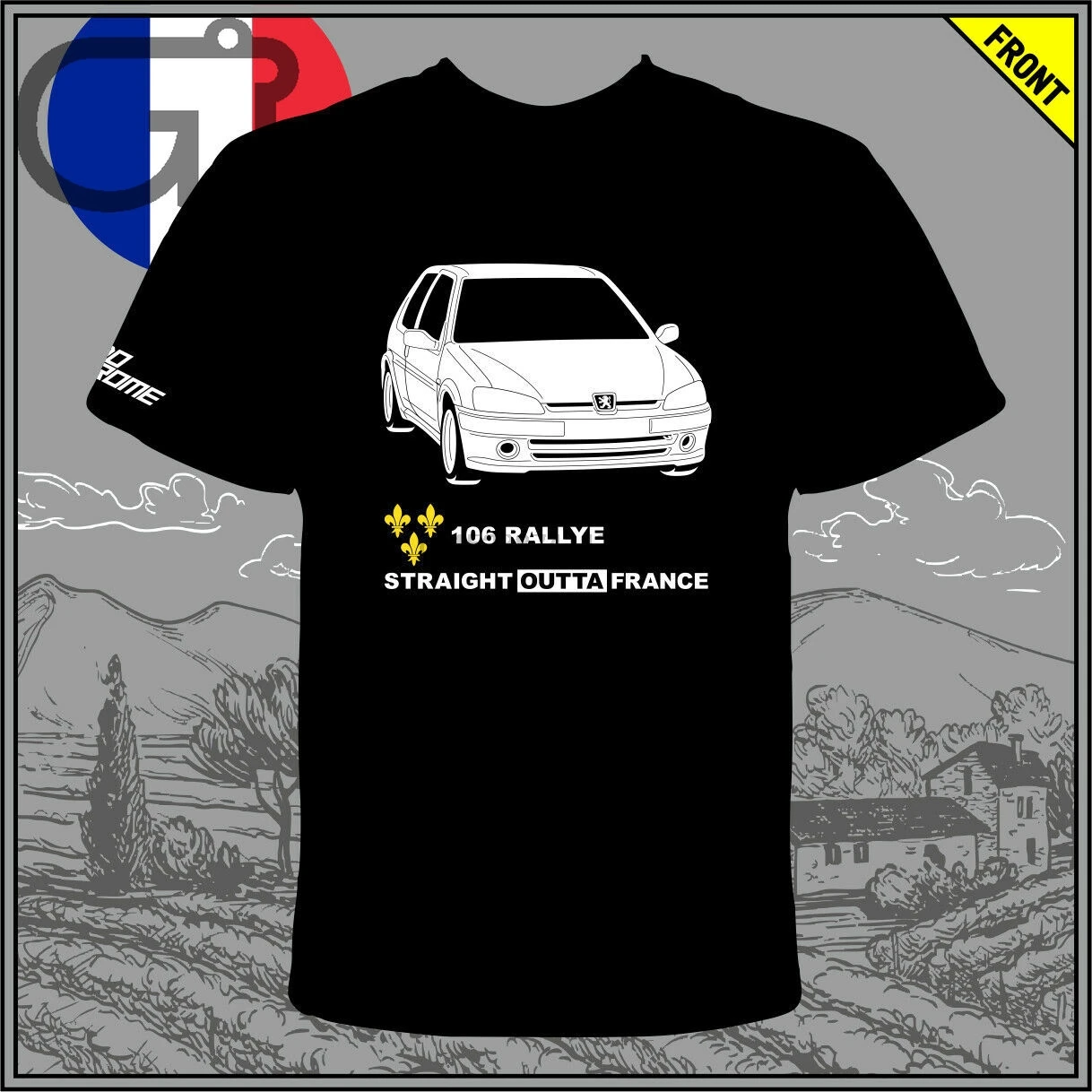 

GT-shirt Peugeot 106 Rallye S2 97-98 Tshirt tee