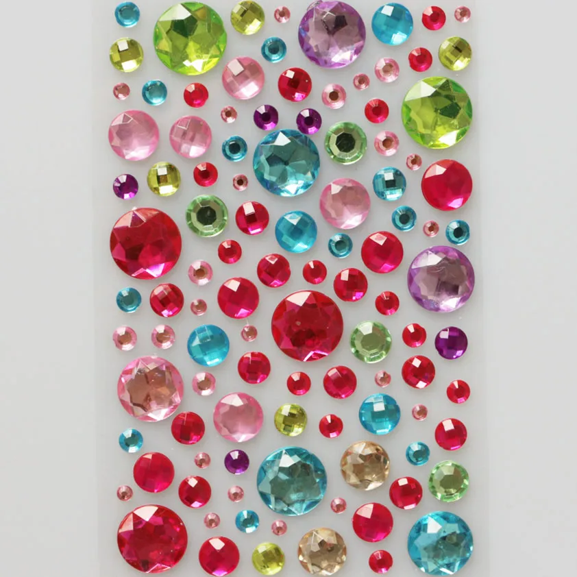 

Colour Diamonds Customize Goods In Rhinestone Sticker Piece Of China