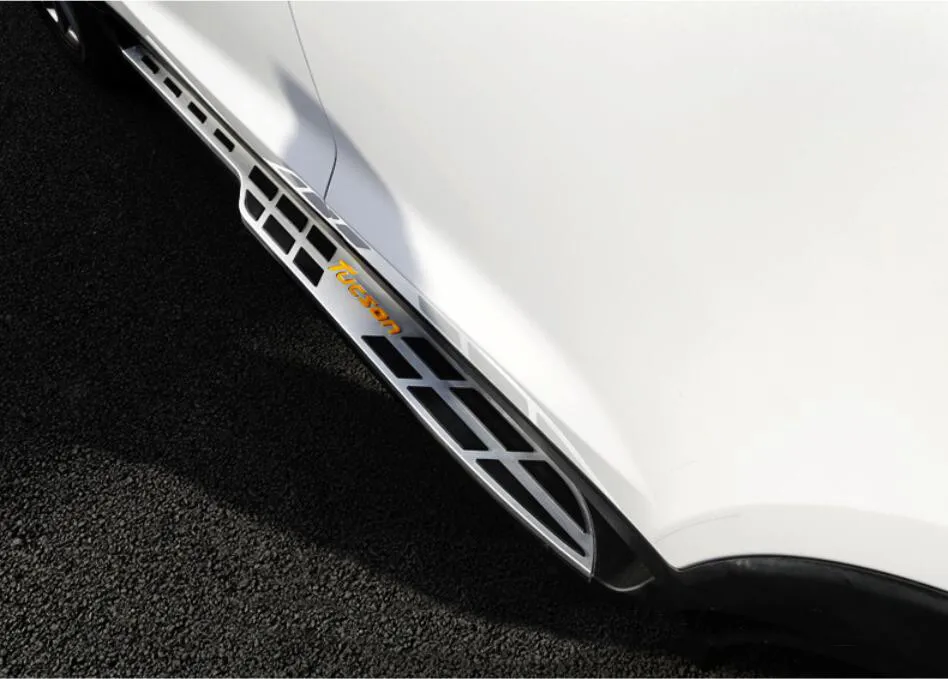 Для hyundai Tucson- ходовые панели авто боковой шаг бар педали высокого качества дизайн Nerf баров