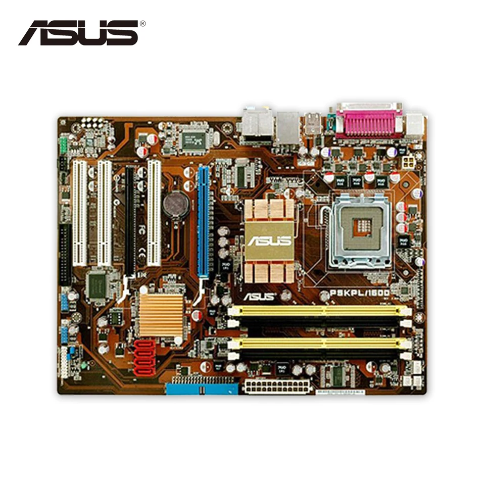 Asus P5KPL/1600 Original Used Desktop Motherboard G31 Socket LGA 775 DDR2 4G SATA2 UBS2.0 ATX asus original motherboard g31m s2l g31 ddr2 lga 775 motherboard