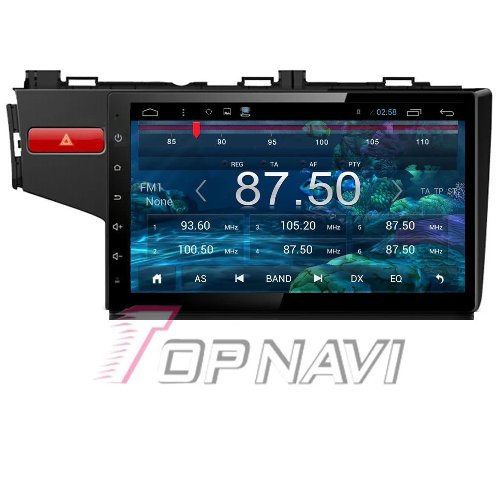 Top Topnavi 10.2" Quad Core Android 6.0 Car GPS Navigation for Fit for Honda Autoradio Multimedia Audio Stereo,NO DVD In Dash 10