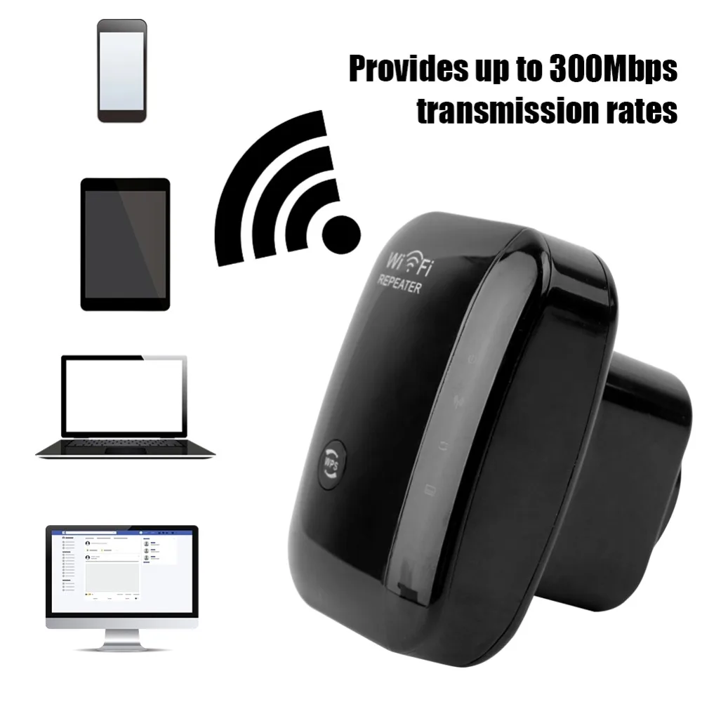 Репитер-удлинитель WiFi 300 Мбит/с Wi-Fi усилитель Беспроводной 802.11n г б сигнал усилитель сигнала повторитель точку доступа Wi-Fi для SOHO