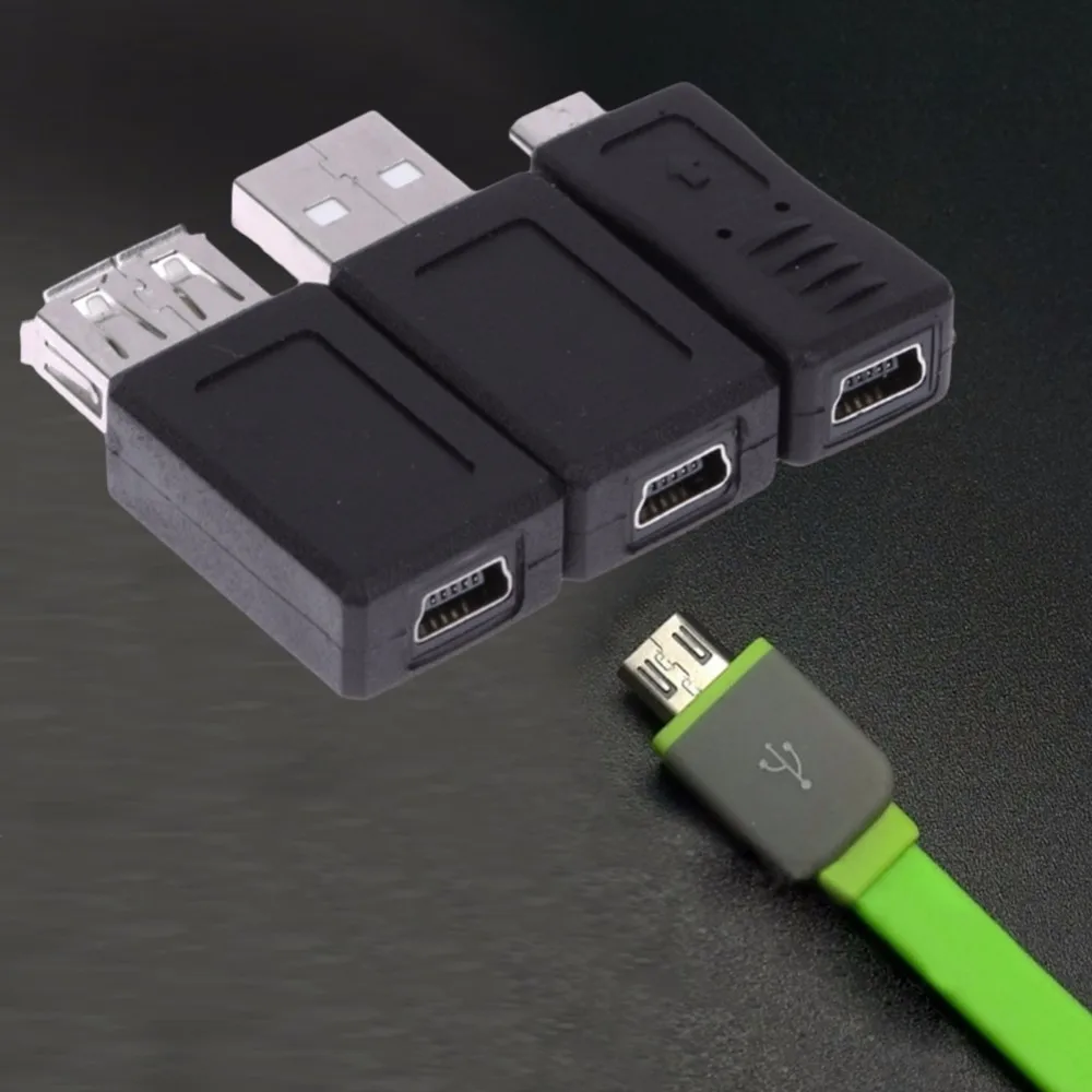 10 шт. 12 шт. OTG 5pin F/M Mini Changer адаптер конвертер USB мужчин и женщин Micro USB адаптер USB 2,0 гаджеты телефон конвертер