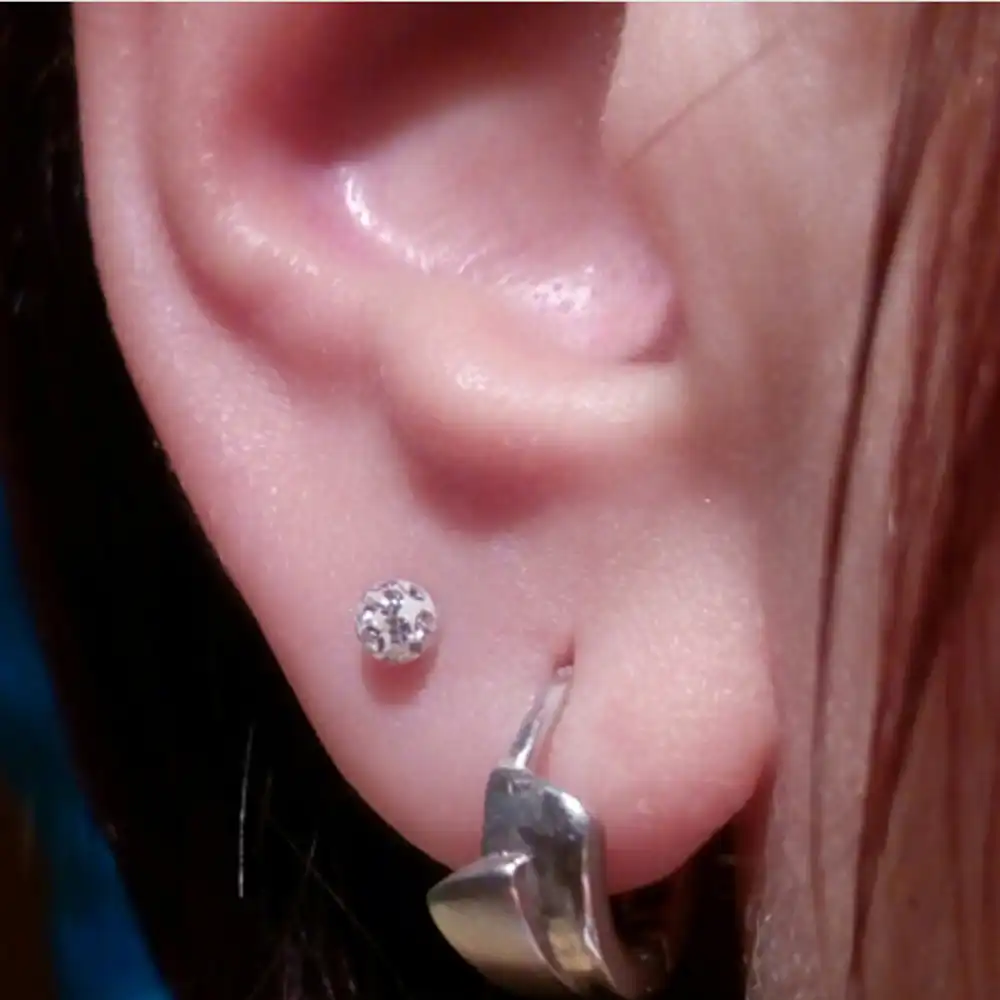 1pc Tragus Helix Bar Top Upper Ear Earring Labret Body Jewelry