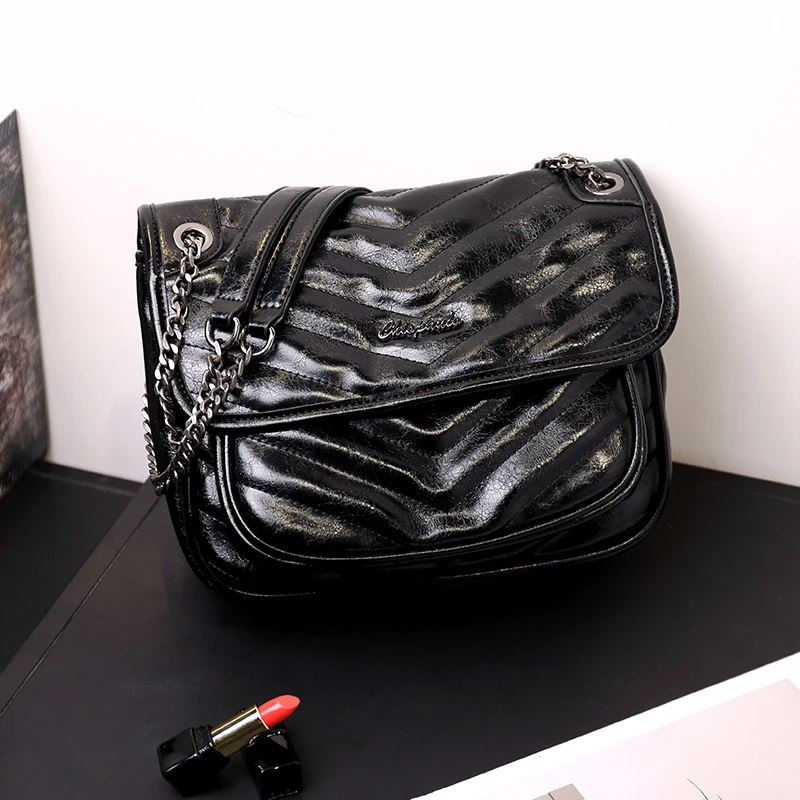 خمر عارضة خمر كبيرة حمل حقيبة حقيبة جلدية أصلية الإناث يد أعلى-حقائب بيد النساء حقائب كتف بولسا الأنثوية T59