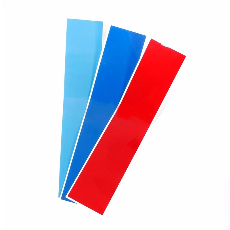 3PCs Kidney Grille Sticker 25x5cm Sport Stripe 3 Colors Red Blue and Deep Blue for BMW M3 M5 M6 E46 car accessories