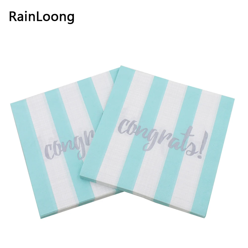 [RainLoong] Congrate в полоску для вечерние ткань печатная фототкань 25 см * 5 упаковок (20