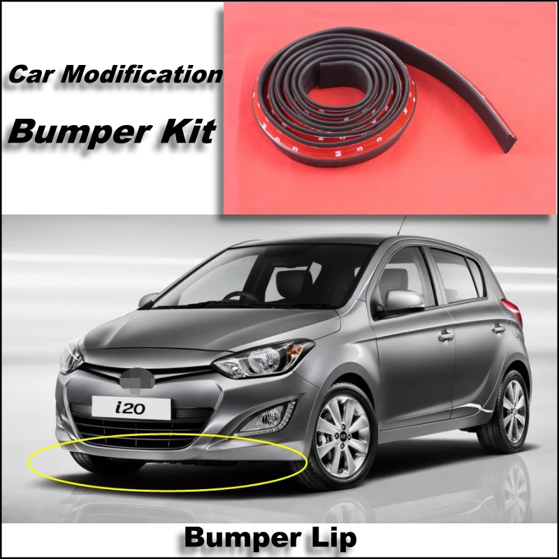 Bumper Lip For Hyundai i20 i Gen Elite Front Spoiler Skirt / Bumper Kit