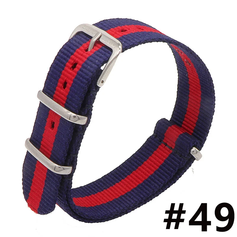 1pcs red nylon strap 16mm strap watch strap16mm watch band watch bracelet nato strap  16mm